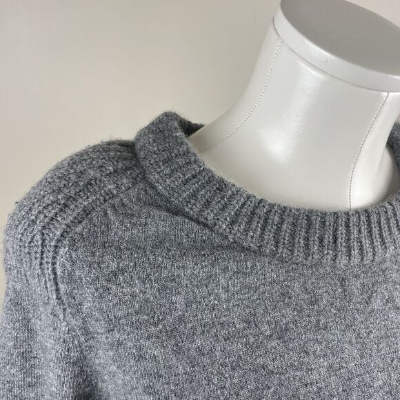 Marc By Marc Jacobs Gray Y2K Asymmetrical Wool Cashmere Sweater Tunic - Picture 6 of 11